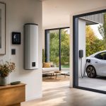 Interface de pilotage énergétique dans une maison avec voiture électrique en recharge