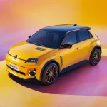 Citadine électrique jaune - Renault 5